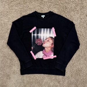 KENZO Kenzo X Antonio Lopez Collaboration Black Sweatshirt Pullover Medium